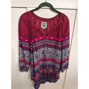 Women's Beach Lunch Lounge Bohemian Style Top Size S